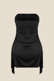 Strapless Jade Ruched Short Homecoming Dress