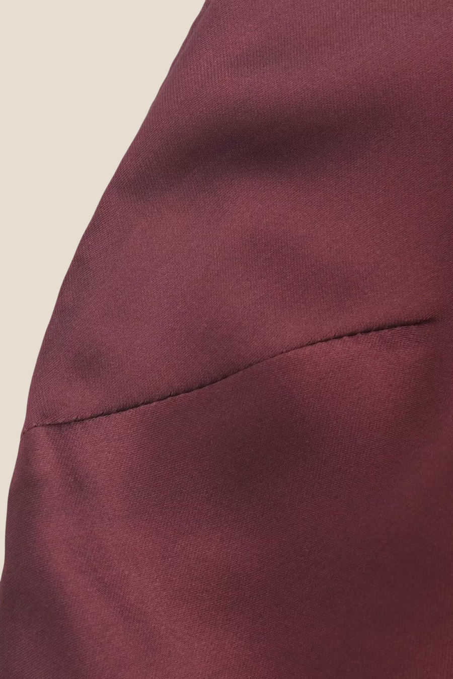 High Neck Burgundy Open Back Long Dress
