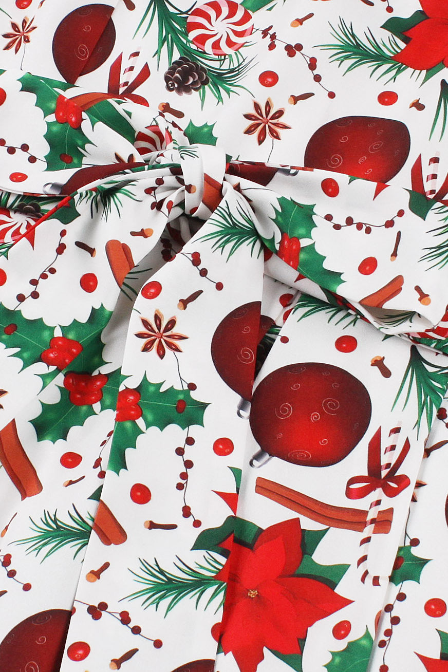 Cute A-line Christmas Short Dress