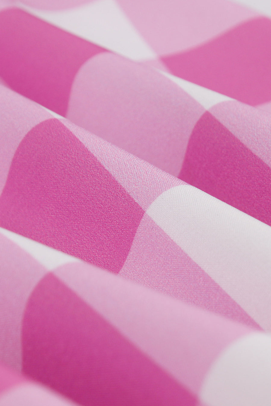 Scoop Pink Polk Dots Short Dress with Pockets