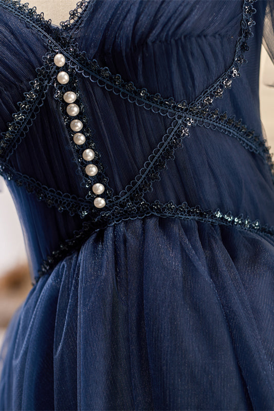 Off the Shoulder Navy Blue Corset Short Party Dress Ohmollydress Off the Shoulder Navy Blue Corset Short Party Dress Ohmollydress