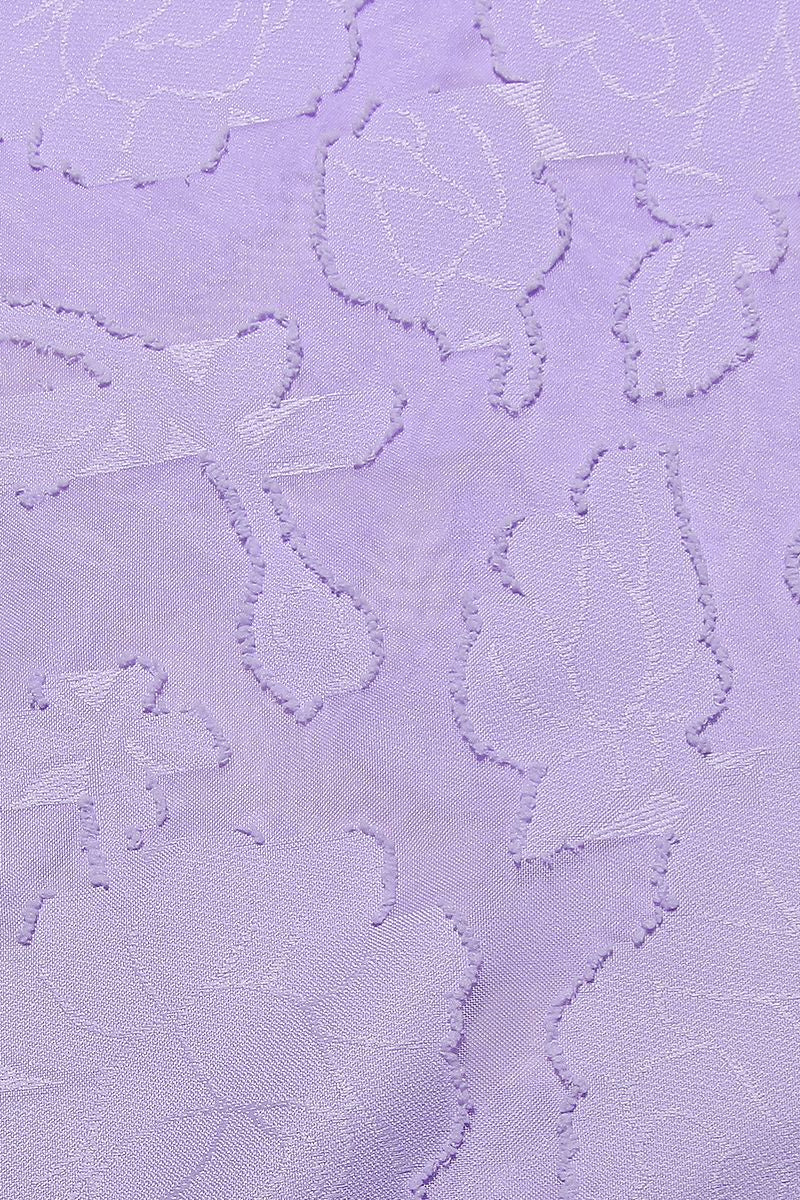 Spaghetti Straps Lavender Lace A-line Long Dress
