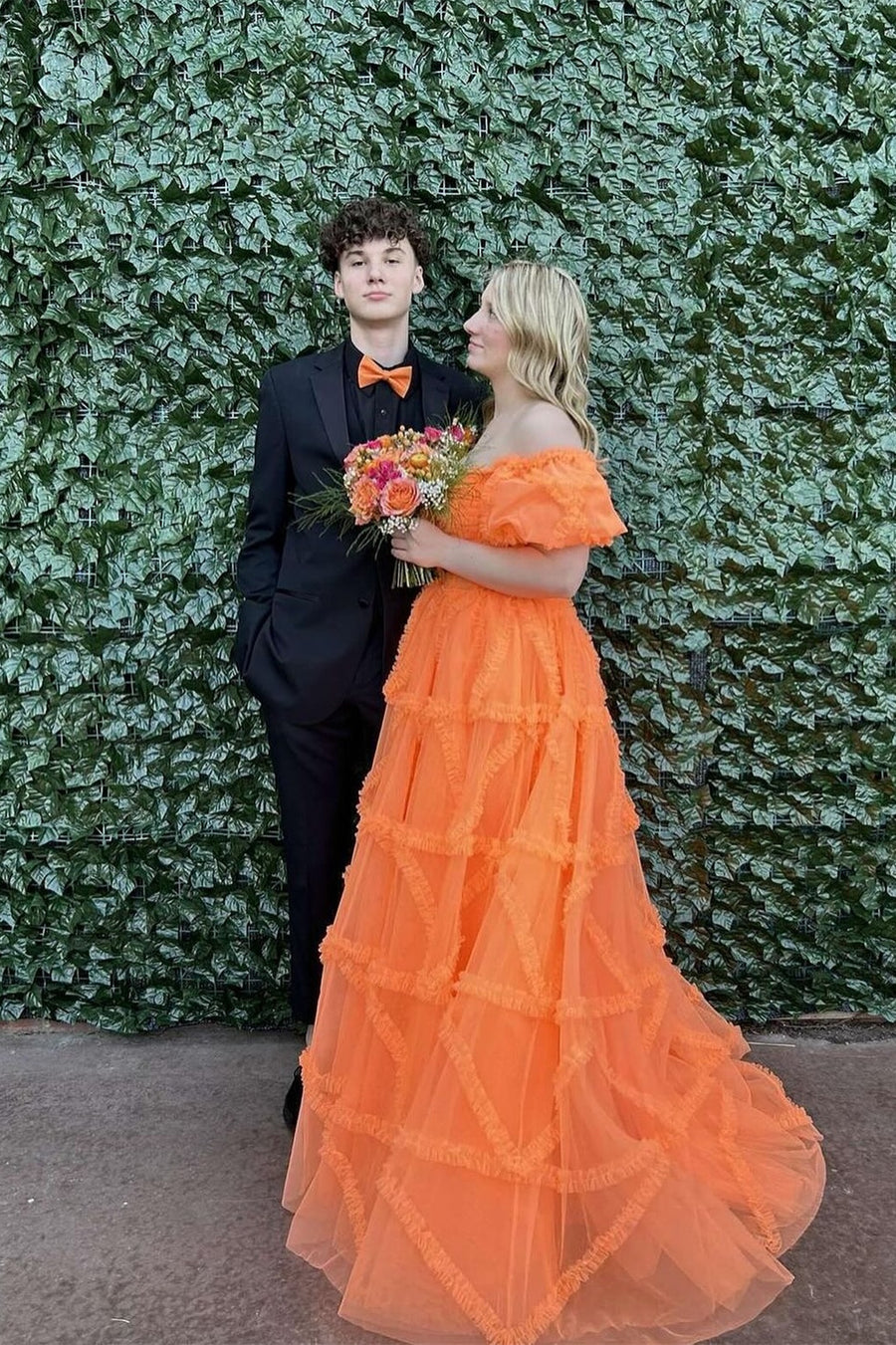 Fairytale Lavendere Off the Shoulder Princess Gown