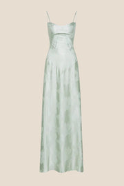 Dreamy Purple Straps Long Dress