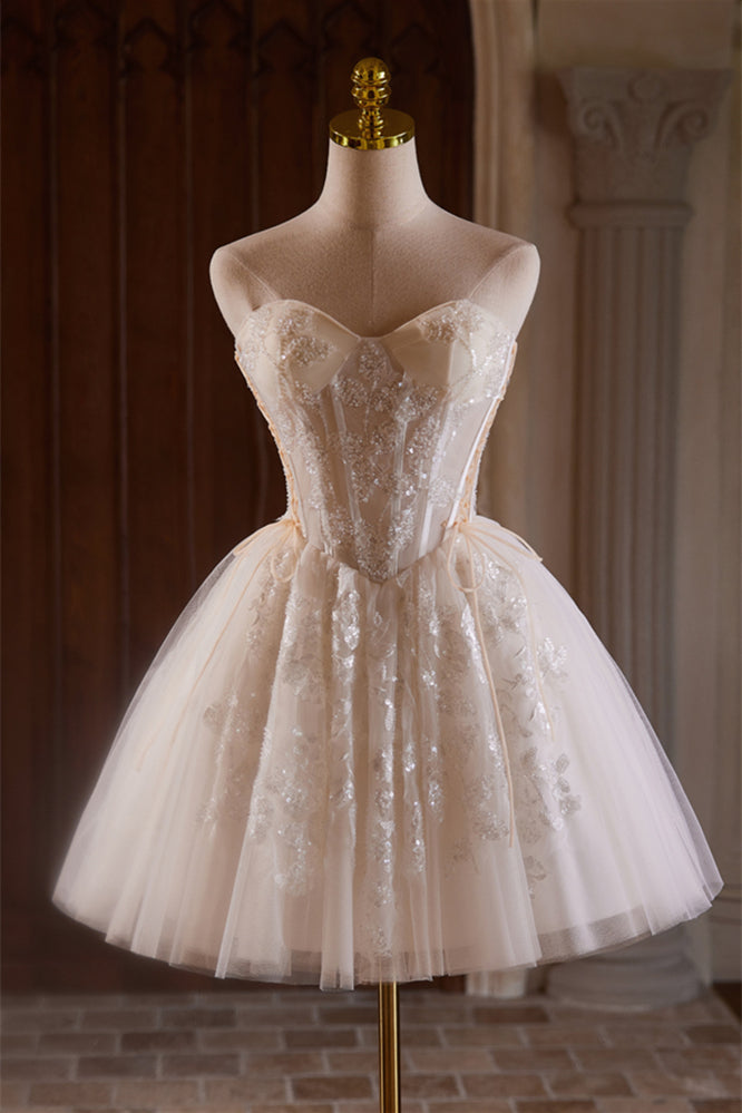 white short princess dress S