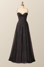 Cowl Neck Red A-line Long Formal Dress