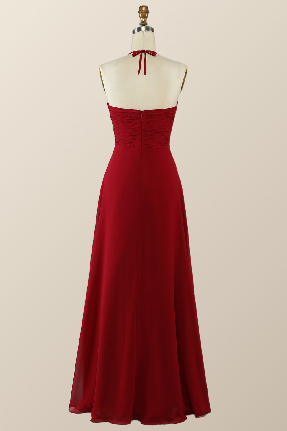 Dark Wine Bridesmaid Dress