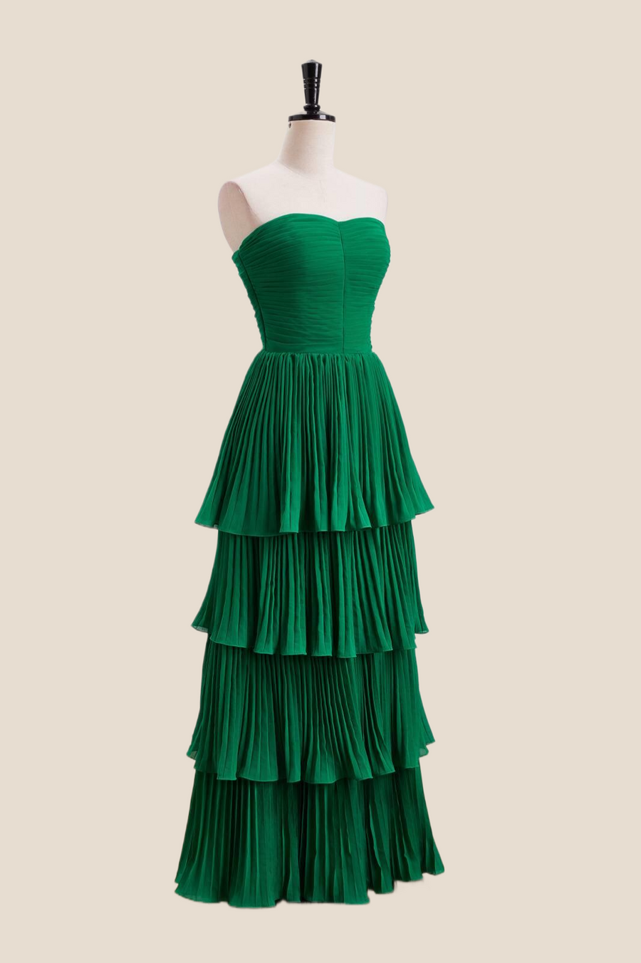 Emerald Green Chiffon Ruffles Long Party Dress Ohmollydress Emerald Green Chiffon Ruffles Long Party Dress Ohmollydress