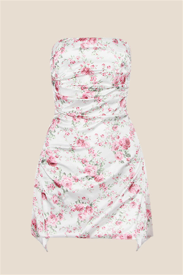 Strapless Grey Ruched Short Homecoming Dress Ohmollydress Strapless Grey Ruched Short Homecoming Dress Ohmollydress