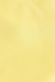 Cowl Neck Yellow Back Bow Short Dress