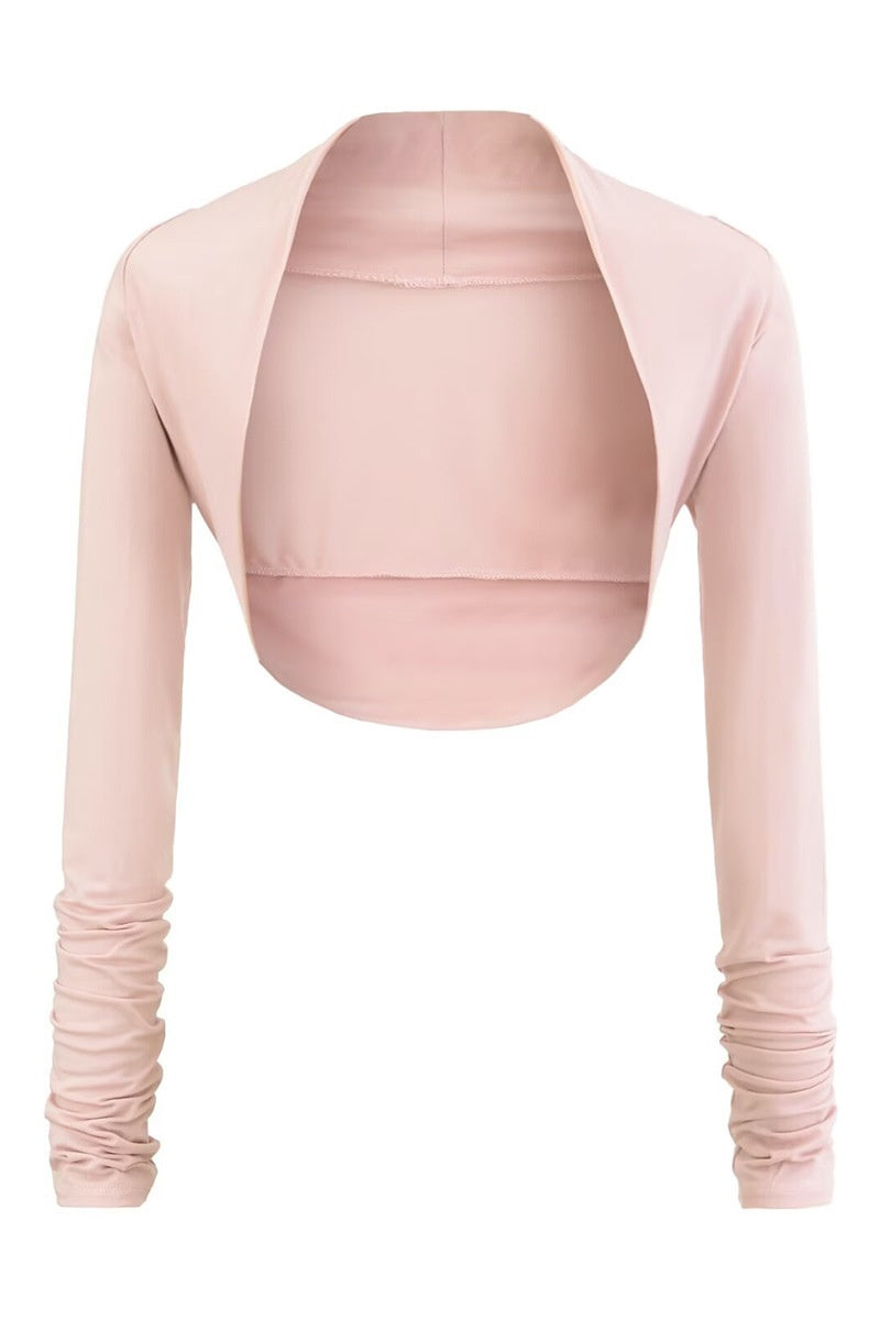 Pink Halter Long Dress with Jacket