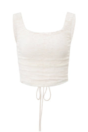 Two Piece Ivory Lace Mermaid Dress