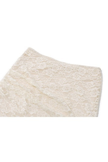 Two Piece Ivory Lace Mermaid Dress