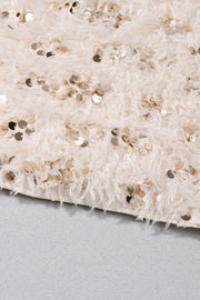 Apricot Halter Velvet Tight Mini Dress