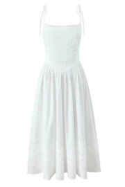 Black Lace Neck Ruched Long Party Dress