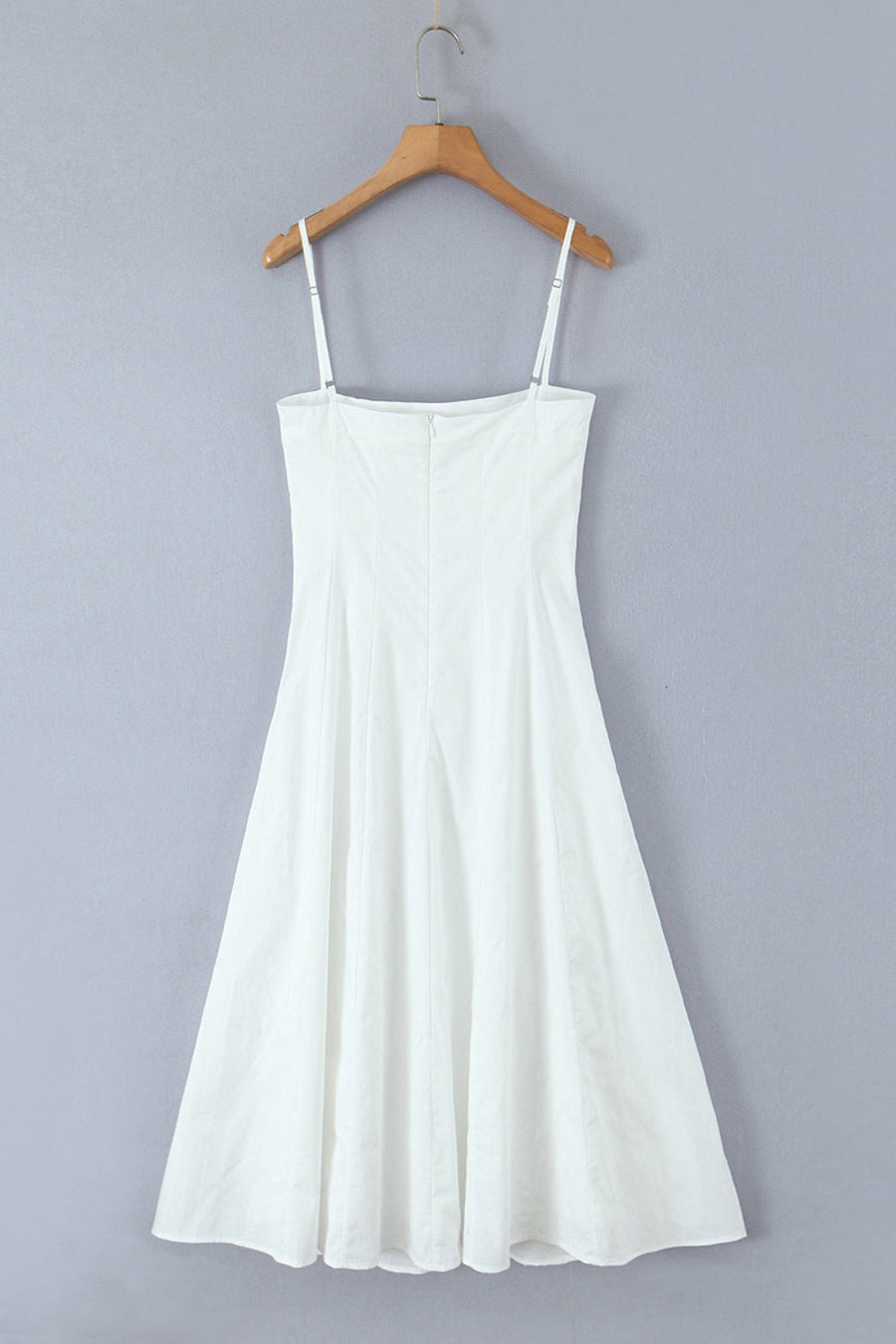 A-line Blue Sapghetti Strap Short Dress