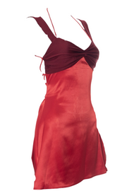 Blue Halter A-line Short Summer Dress