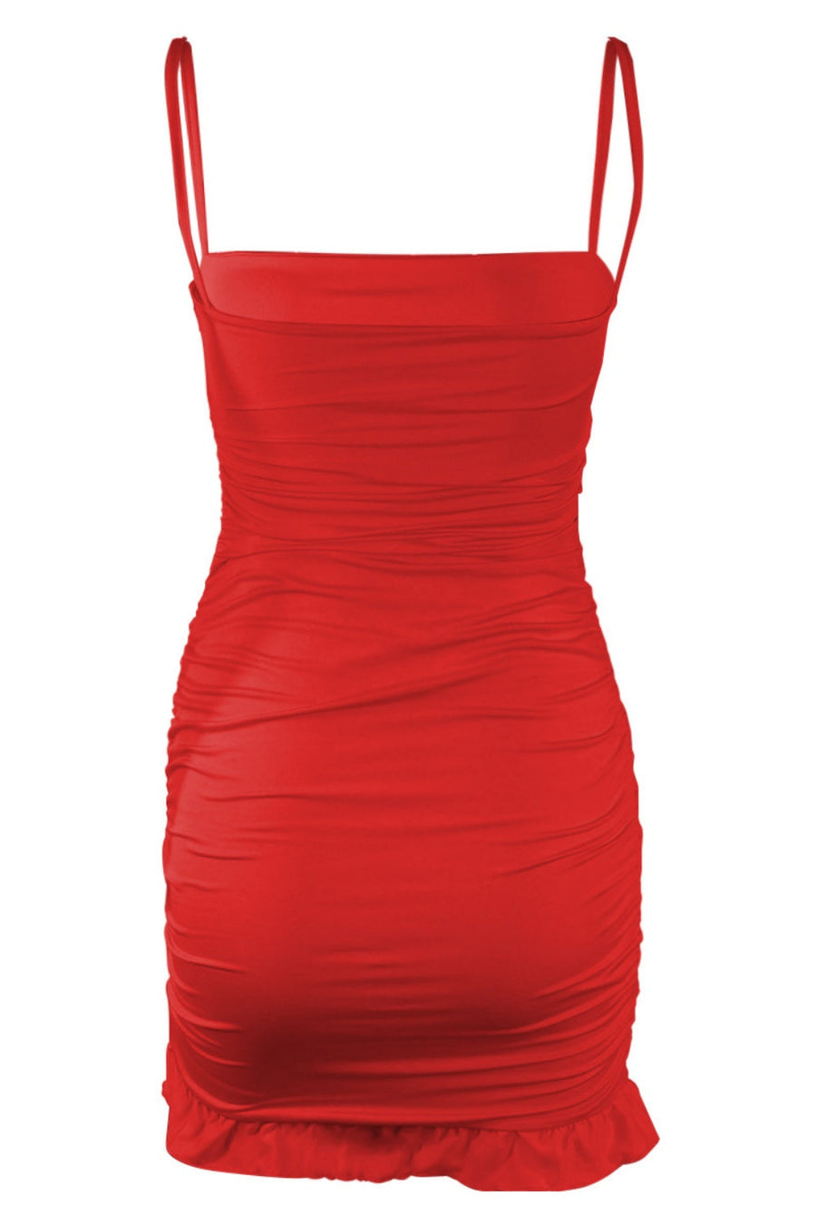 Brown Straps Ruched Tight Short Dress Ohmollydress Brown Straps Ruched Tight Short Dress Ohmollydress