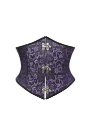 Red Floral Strapless Corset Waist Belt