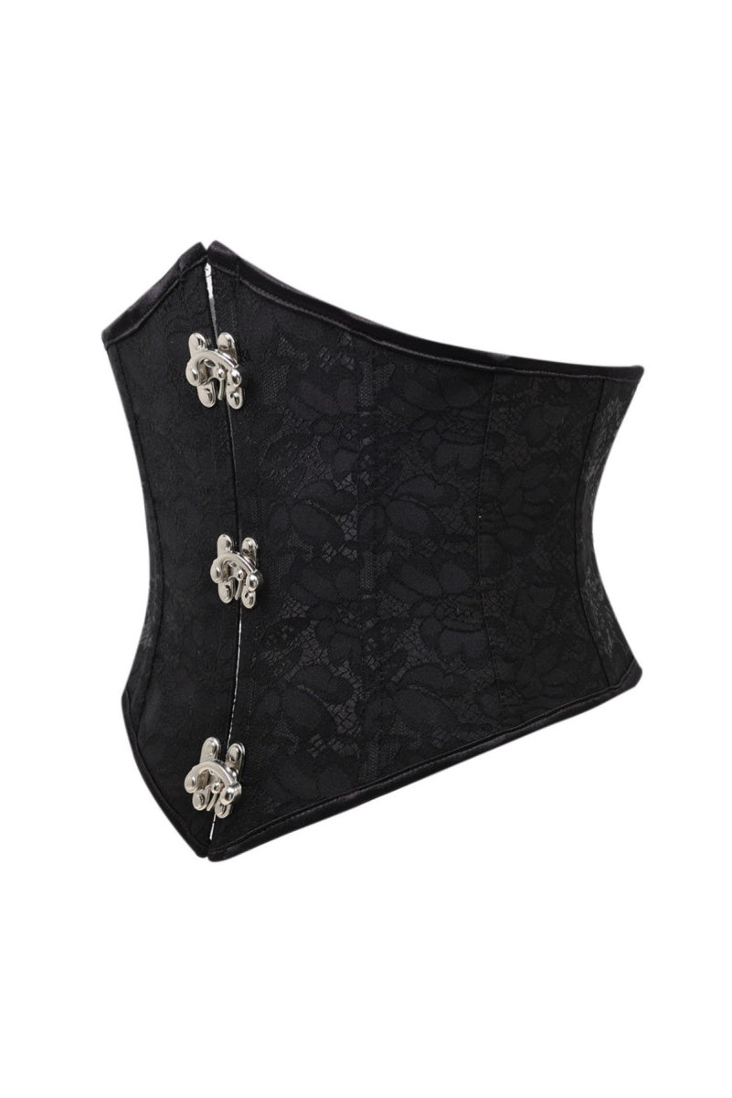 Red Floral Strapless Corset Waist Belt