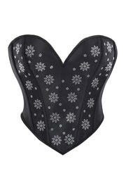 Black Beaded Corset Top