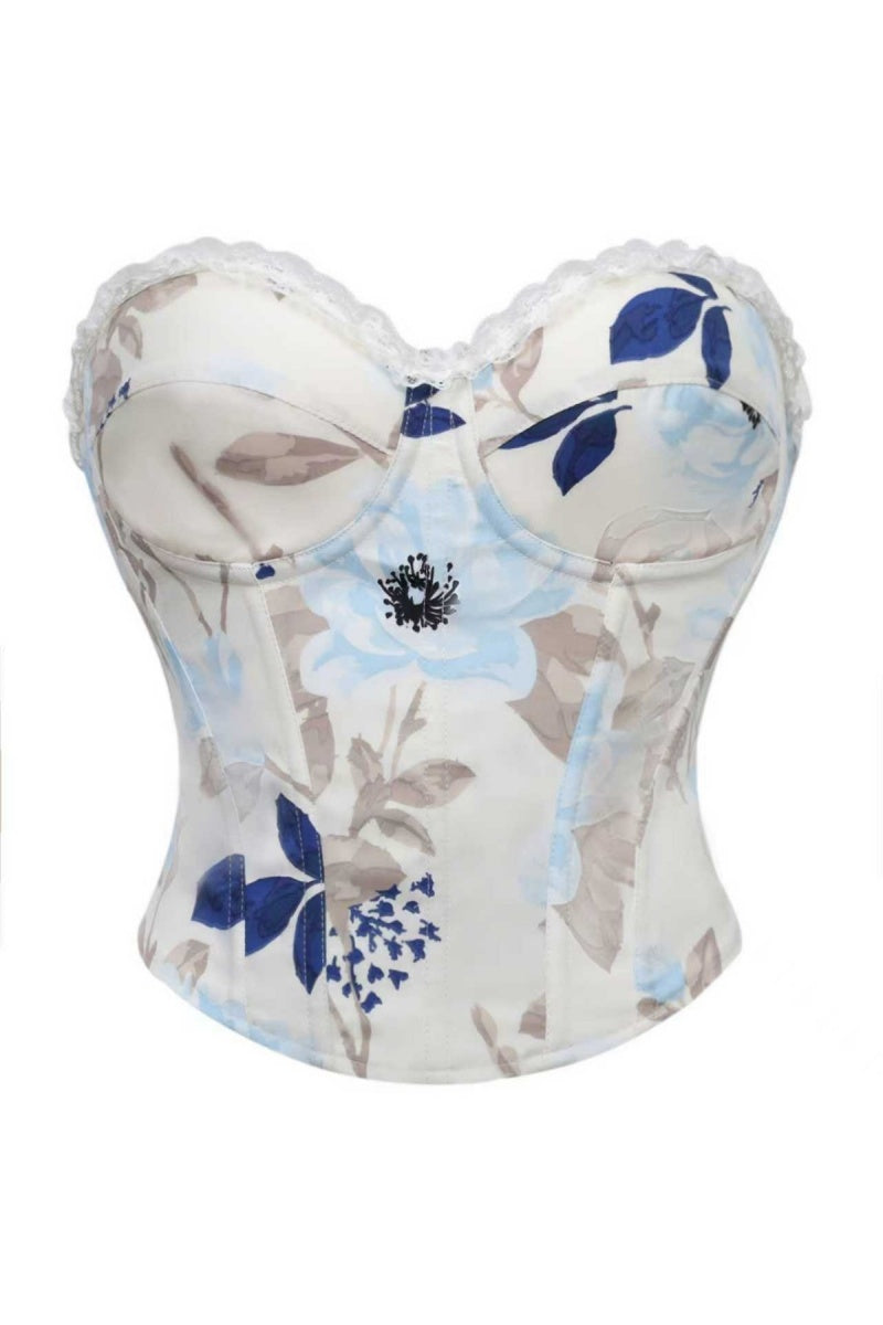 Floral Sweetheart Corset Top