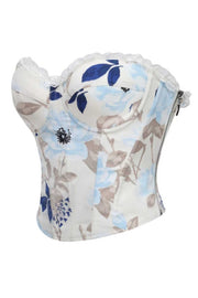 Floral Sweetheart Corset Top
