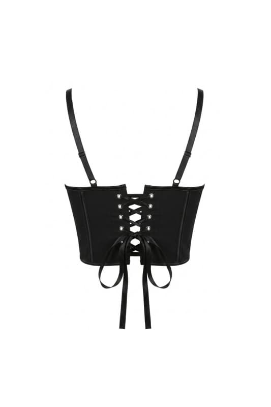 Black Sweetheart Corset Top