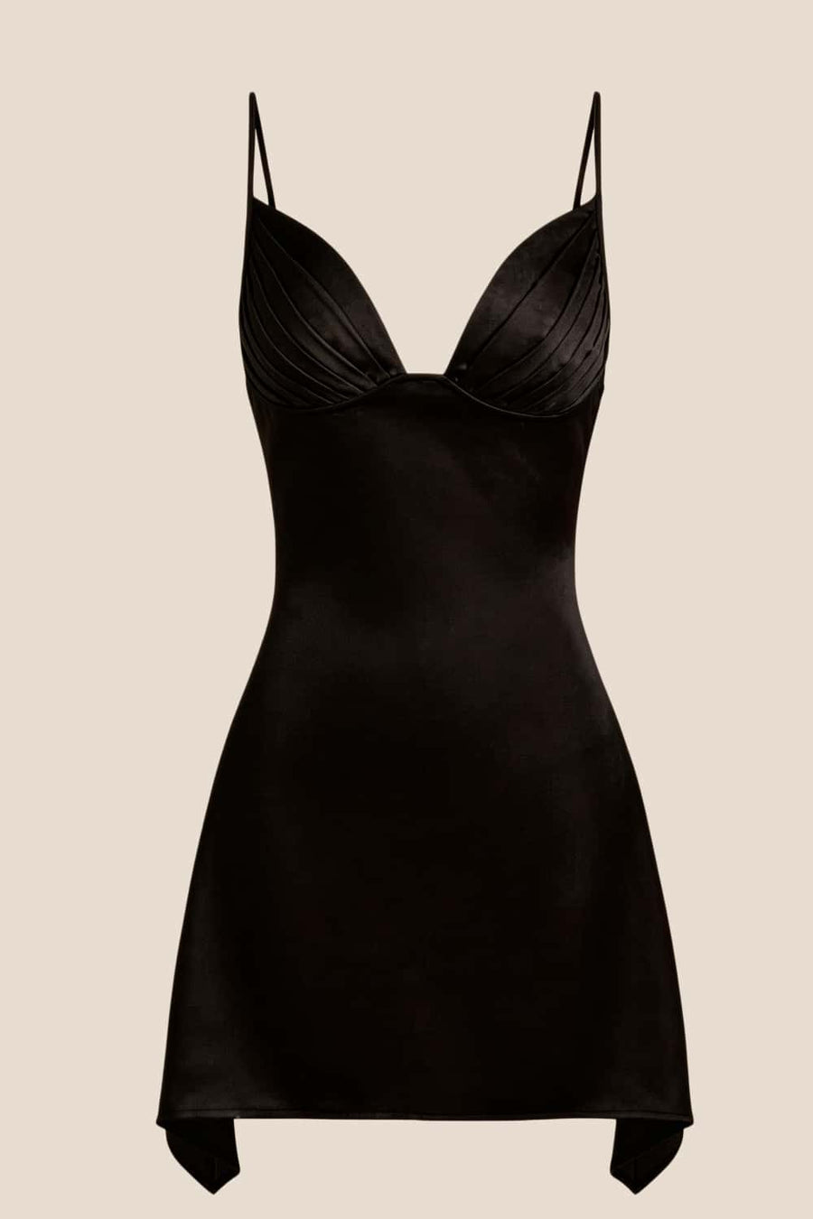 V Neck Blue Satin Short Homecoming Dress