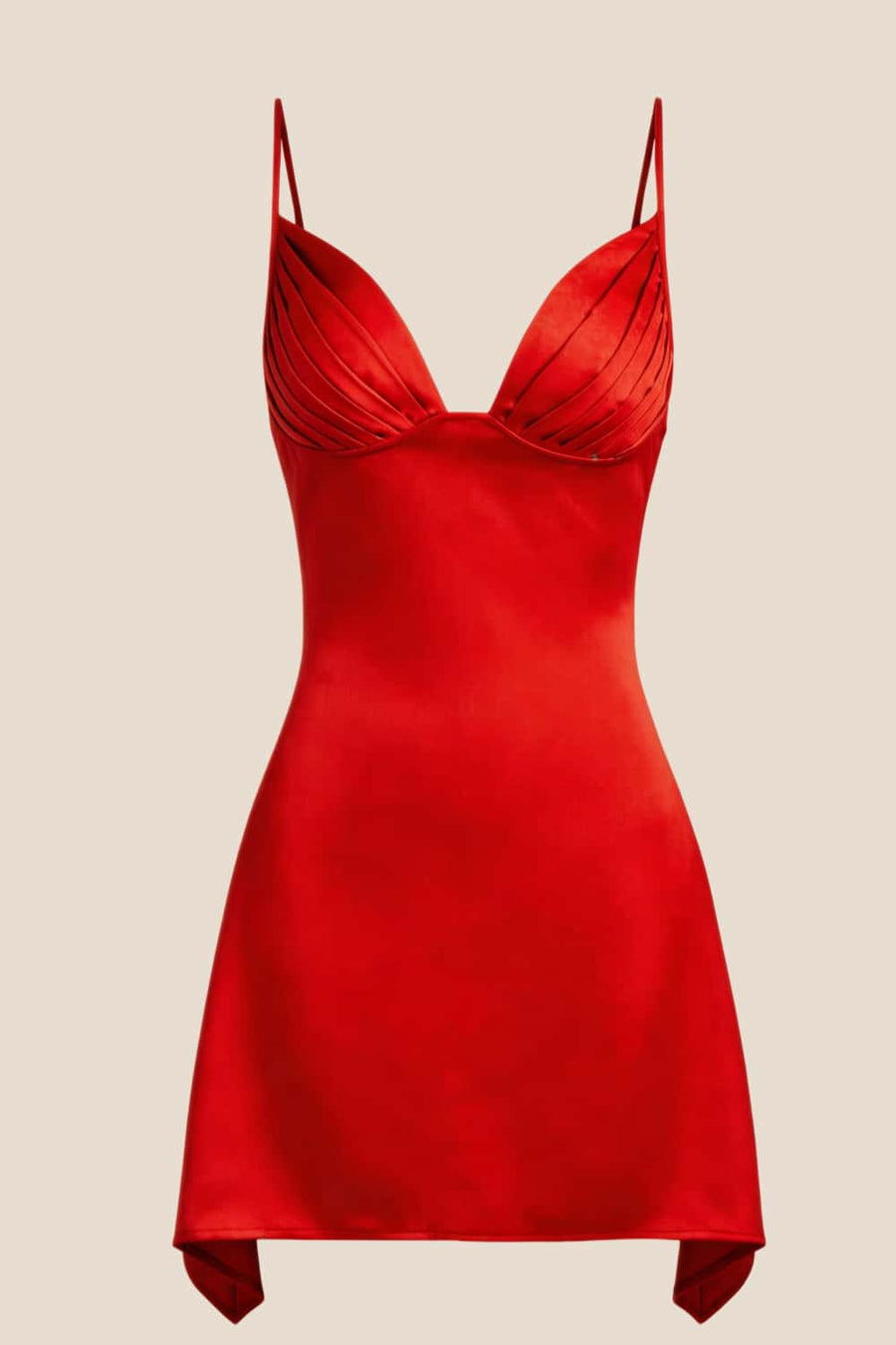 V Neck Blue Satin Short Homecoming Dress