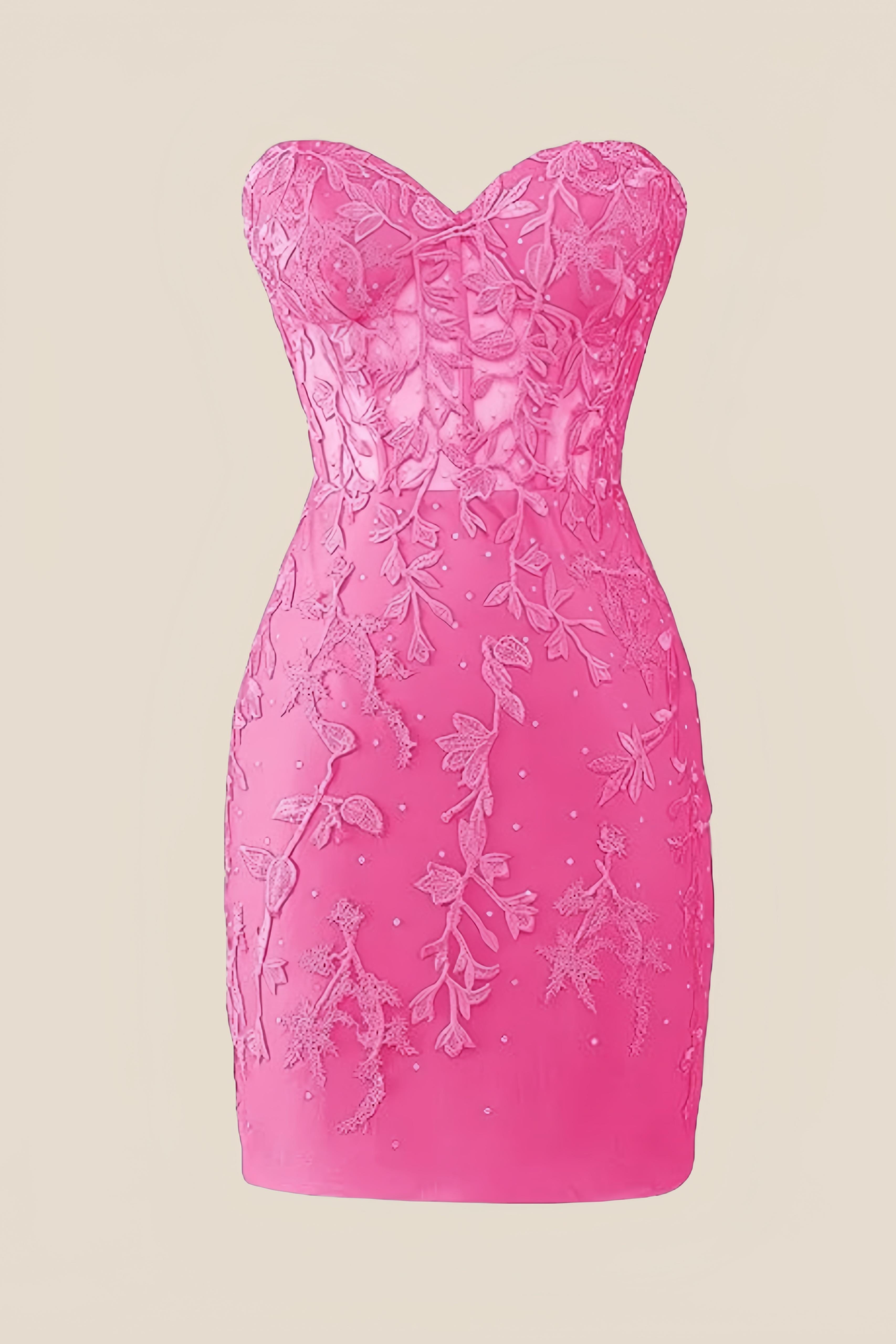 Sweetheart Blue Lace Tight Mini Dress