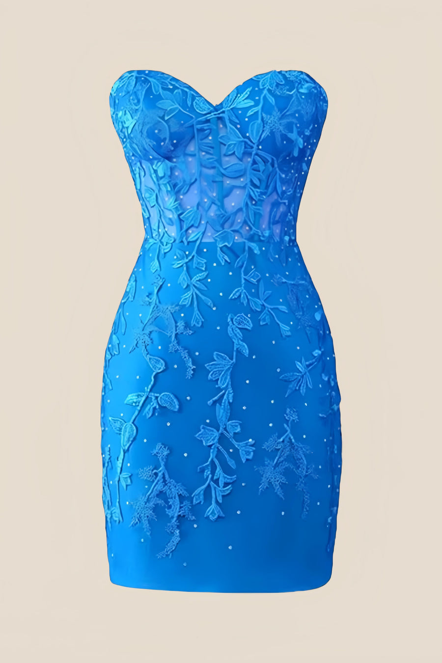 tight blue lace dress Ombreprom Homecoming Dress Cute Bodycon V Neck Light Blue Lace Cocktail Dress