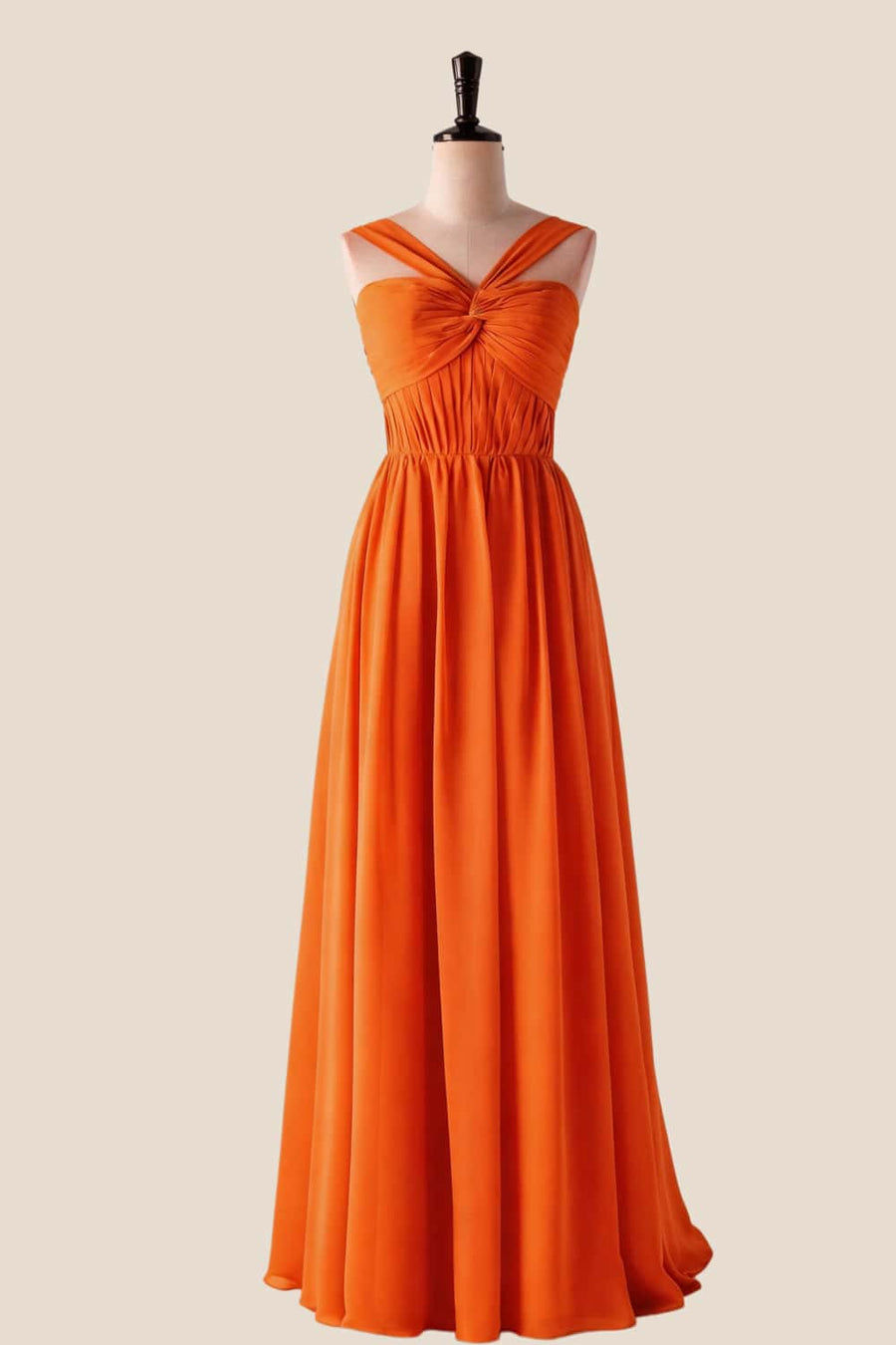Pleated Halter Matcha Green Chiffon Long Bridesmaid Dress Ohmollydress Pleated Halter Matcha Green Chiffon Long Bridesmaid Dress Ohmollydress