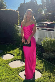 Off the Shoulder Sage Green Soft Satin Fitted Dress