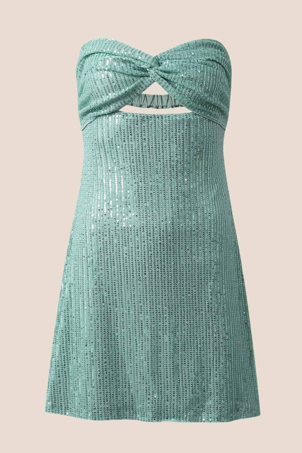 Green Sequin Twist Fitted Short Dress Ohmollydress Green Sequin Twist Fitted Short Dress Ohmollydress