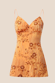 Pink Beaded Straps Fitted Mini Dress