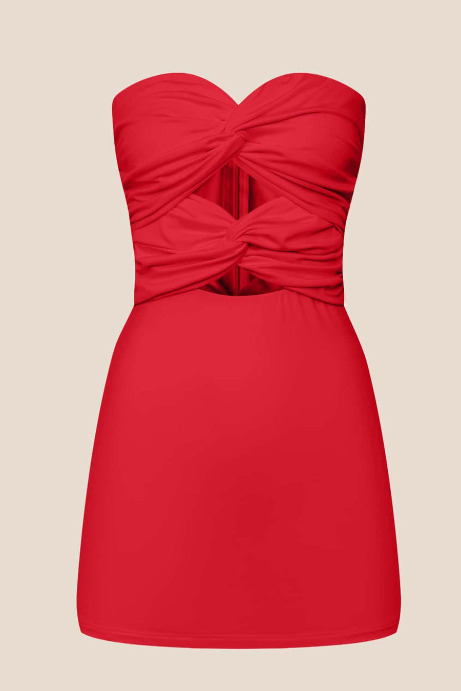 Royal Blue Keyholes Fitted Short Dress
