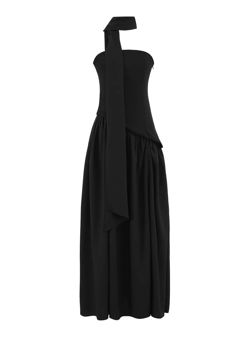 Burgundy Crepe Bodice Gathered Long Dress Ohmollydress Burgundy Crepe Bodice Gathered Long Dress Ohmollydress