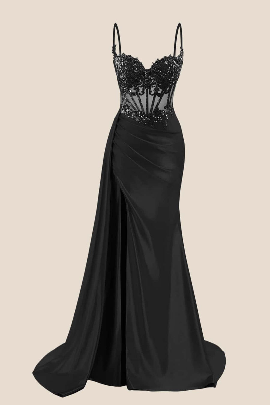 Navy Blue Corset Ruched Satin Prom Dress Ohmollydress Navy Blue Corset Ruched Satin Prom Dress Ohmollydress