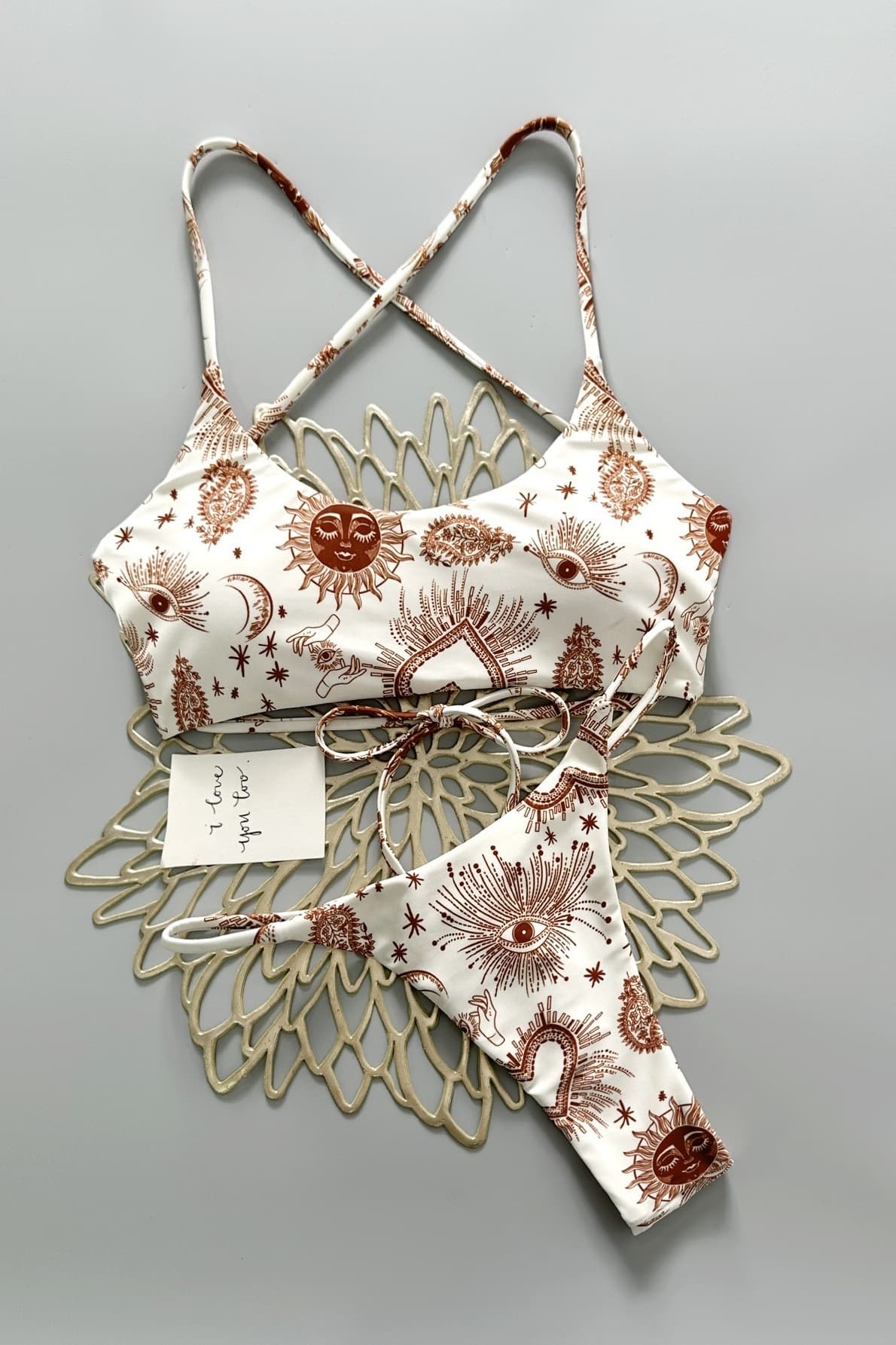 Spaghetti Straps Two-Piece Bikini