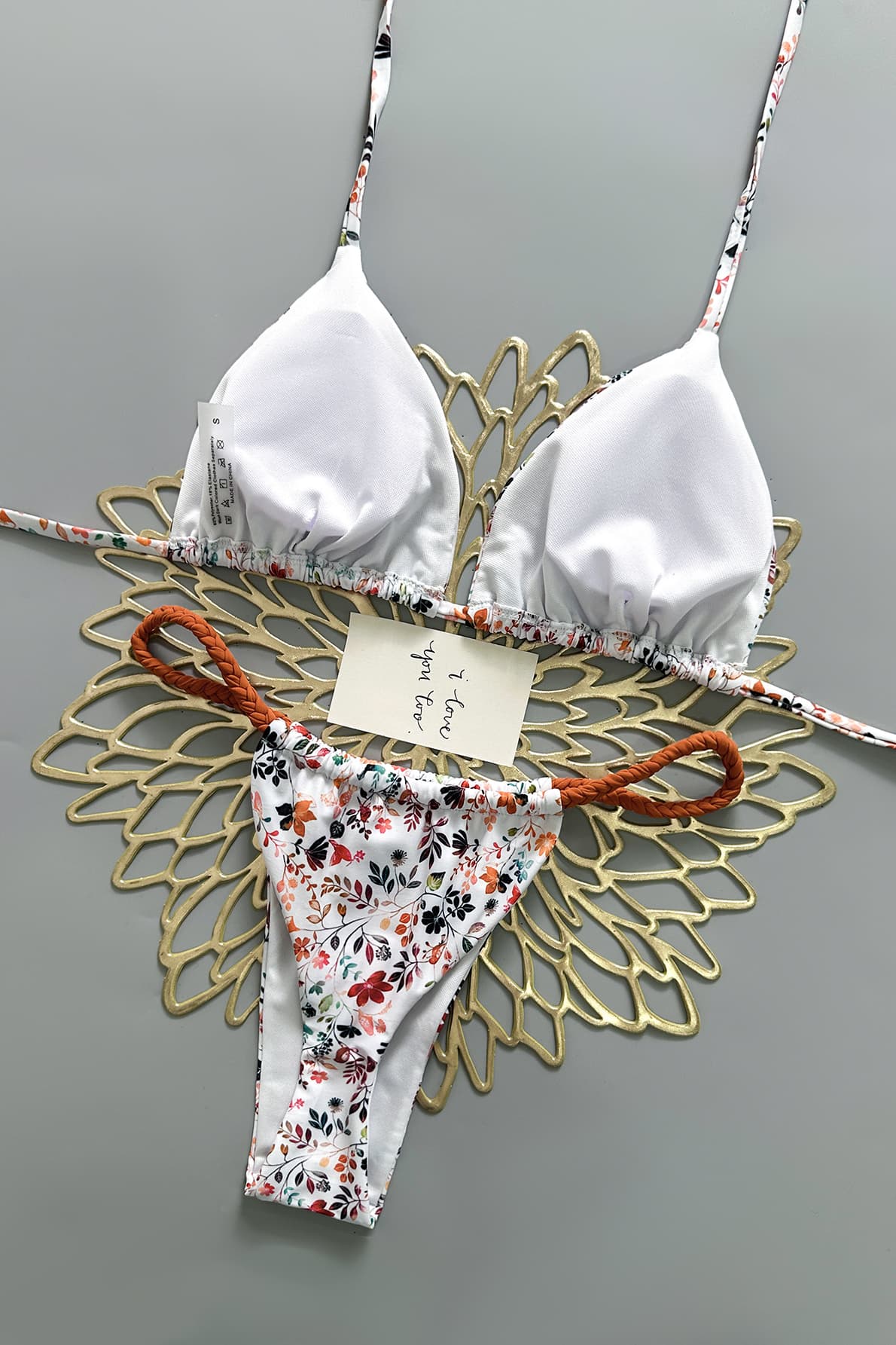 Floral Print Two-Piece Bikini Set