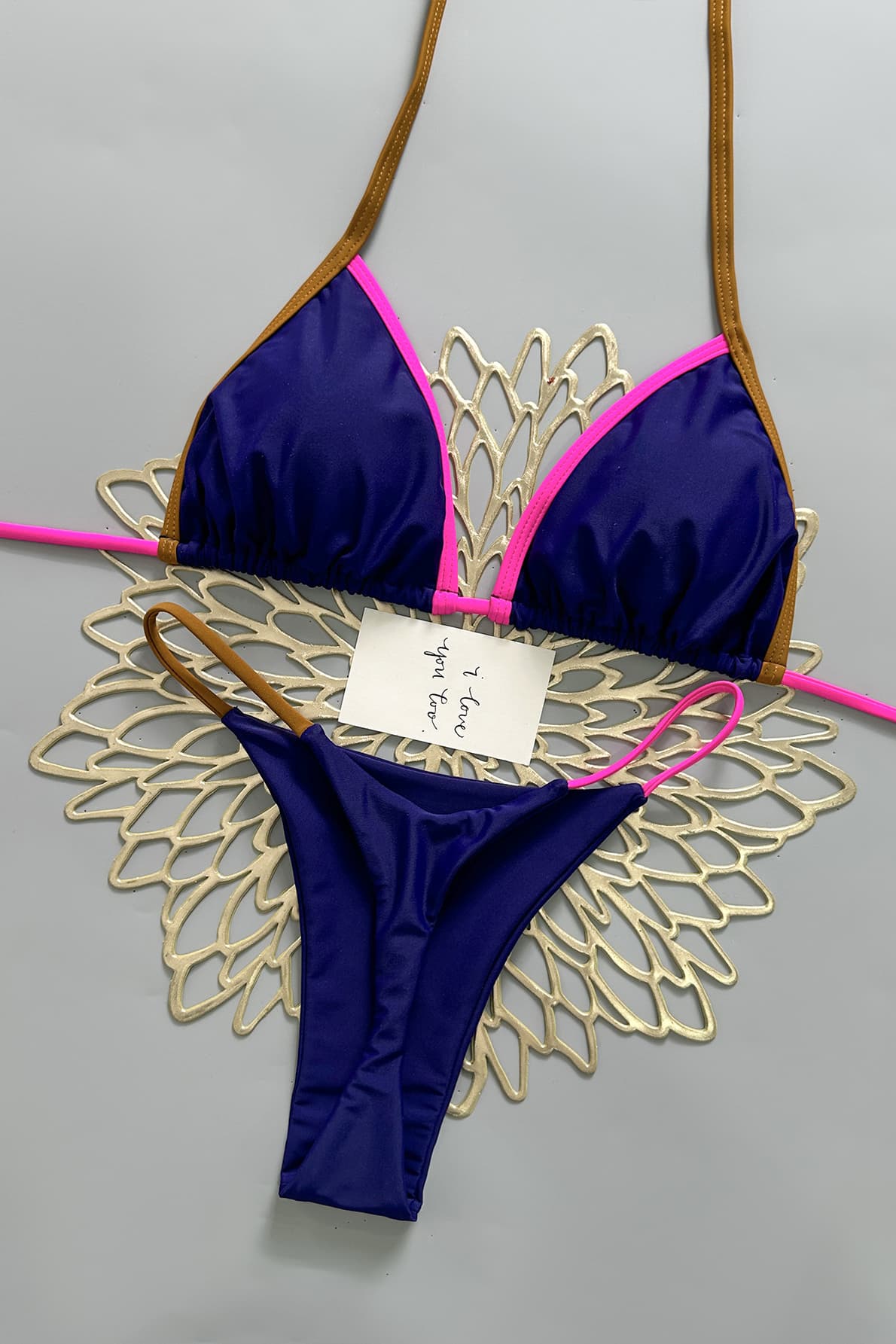 Navy Two-Piece Bikini Set