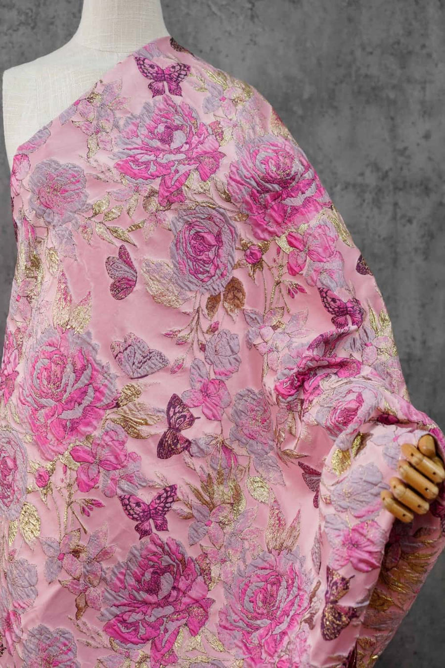 Floral Strapless A-line Short Dress with Bow