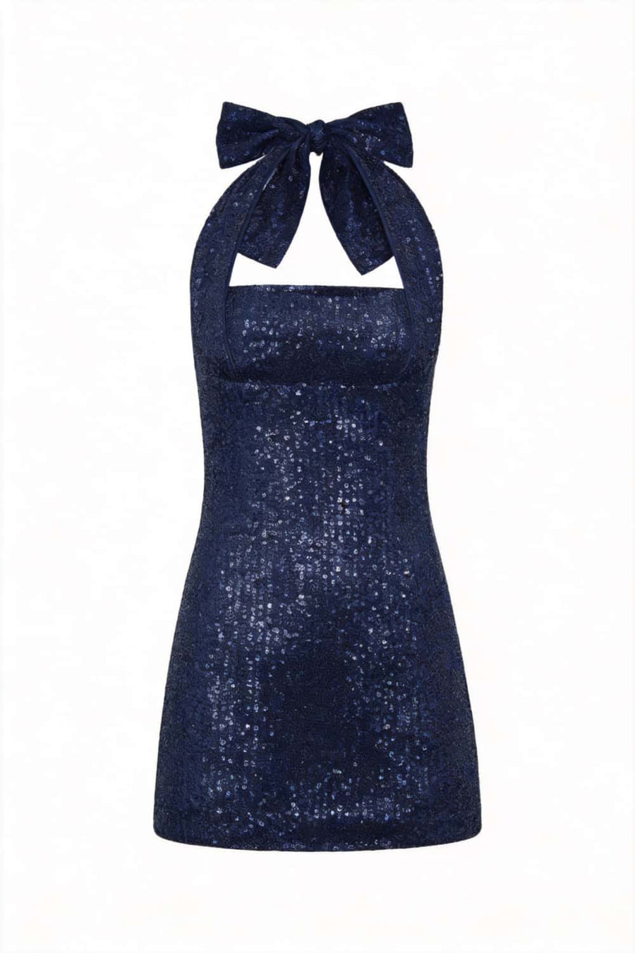 Halter Champagne Tight Short Dress
