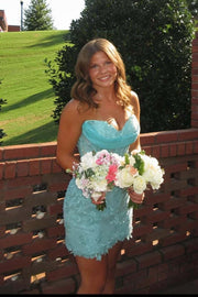 Cowl Neck Yellow Lace Tight Homecoming Dress