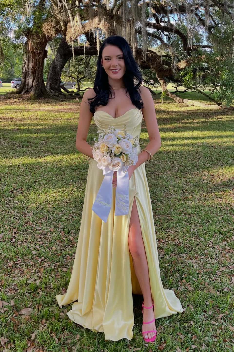 Cowl Neck Sage Green Satin A-line Long Formal Dress