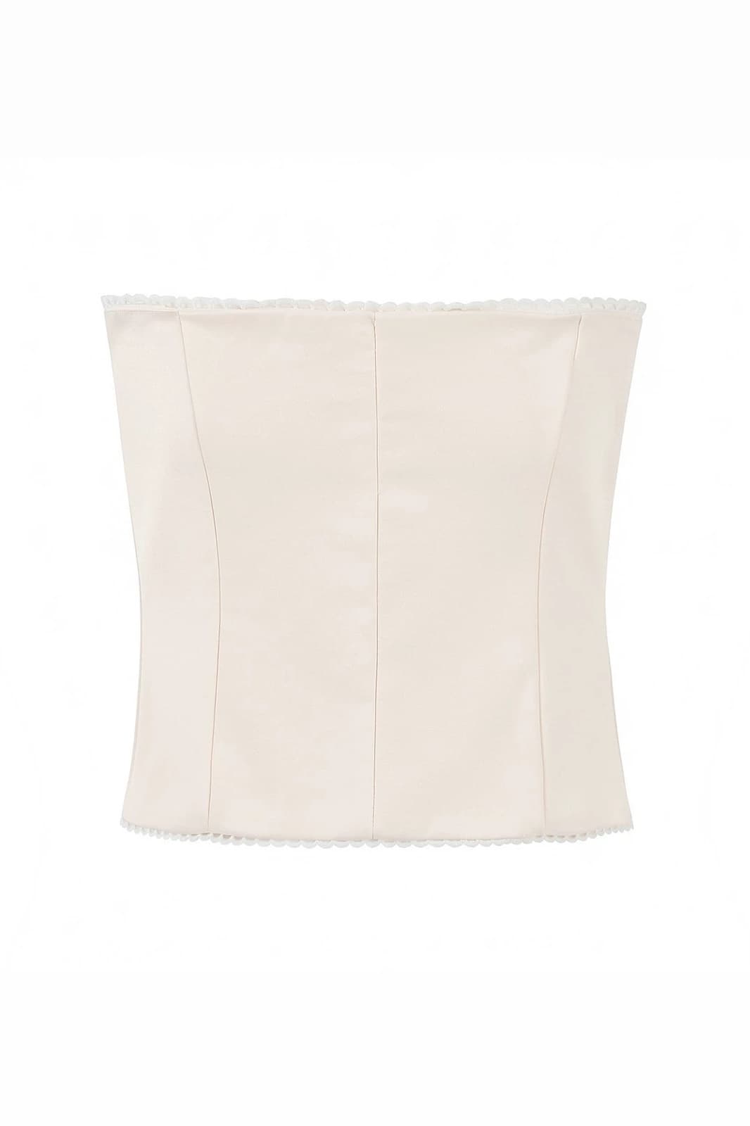 Apricot Embroidered Corset Top