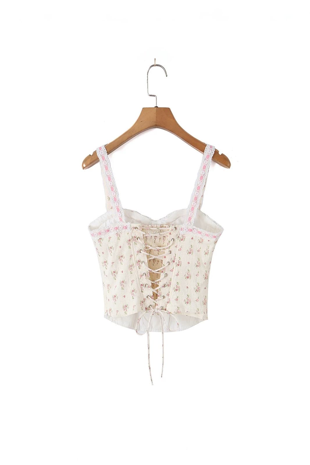 Ditsy Floral Print Corset Top
