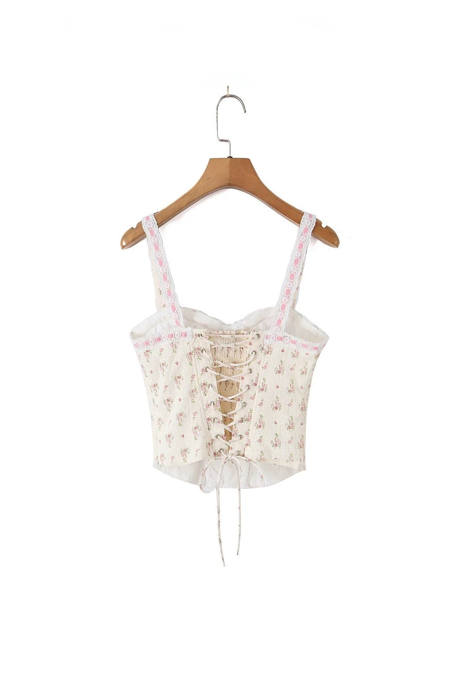 Ditsy Floral Print Corset Top