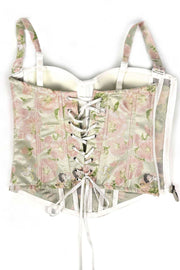 Floral Print Sweetheart Corset Top